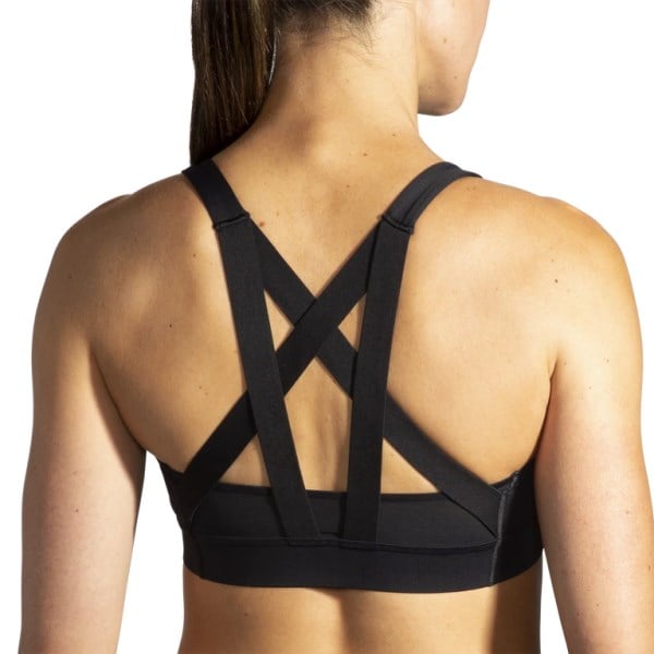 Brooks Drive Plunge Womens Running Bra - Black