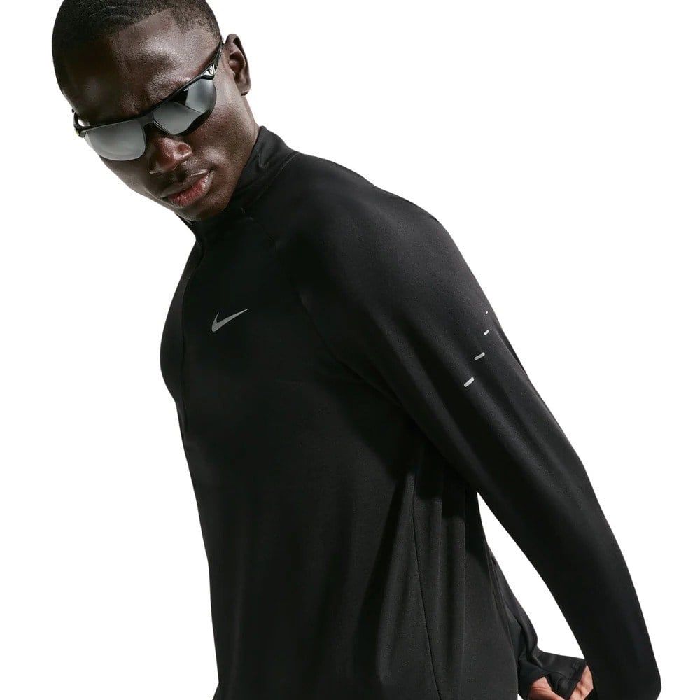 Nike Stride Mens Quarter Zip Running Top - Black - image 3
