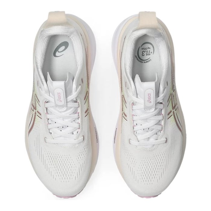 Asics Gel Kayano 33 - Womens Running Shoes - White/Hazy Lilac - image 3