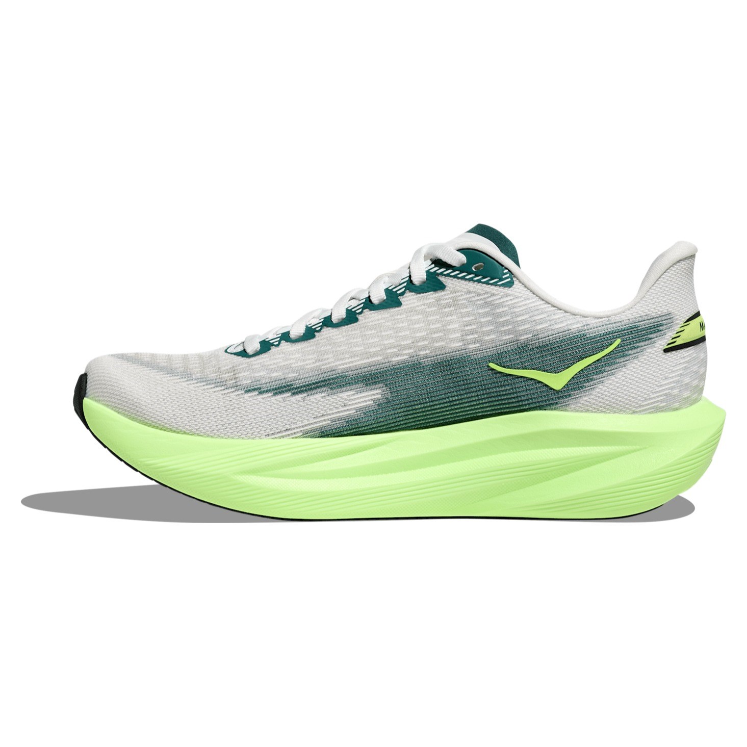 Hoka Mach 7 - Womens Running Shoes - Frost/Neon Yuzu