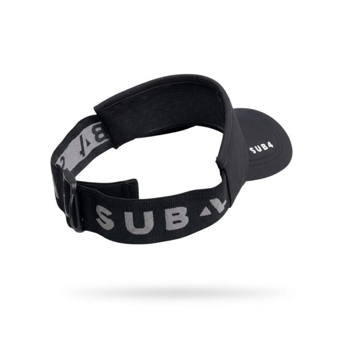 SUB4 Performance Running Visor - Elastic Rear Band - Black - image 3