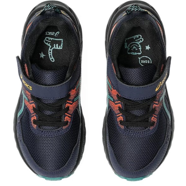 Asics Gel Venture 9 PS - Kids Trail Running Shoes - Midnight/Rainy Lake