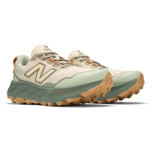 New Balance Fresh Foam Hierro v9 - Womens Trail Running Shoes - Calcium/Dark Juniper