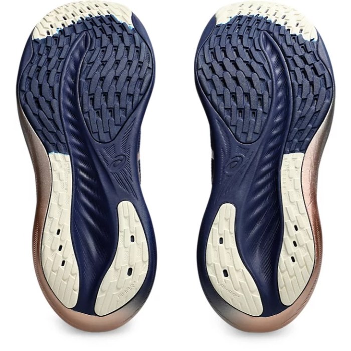 Asics Gel Nimbus 26 Platinum - Womens Running Shoes - Blue Expanse/Rose Gold