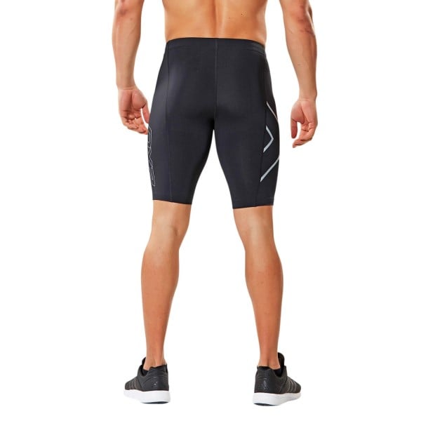 2XU Mens Compression Shorts - Black/Silver