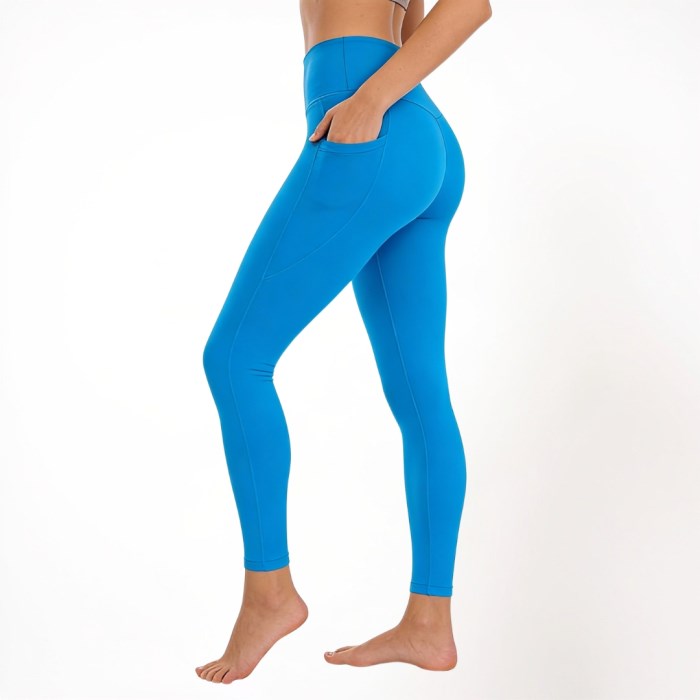 SUB4 Pulse Full Length Leggings - Blue Star