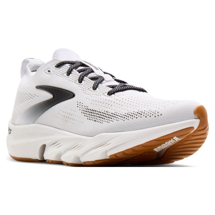 Brooks Glycerin Flex - Mens Running Shoes - White/Black/Gum - image 2
