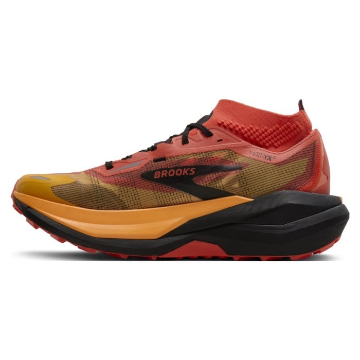 Brooks Cascadia Elite - Unisex Trail Racing Shoes - Tigerlily/Black/Orange - image 3