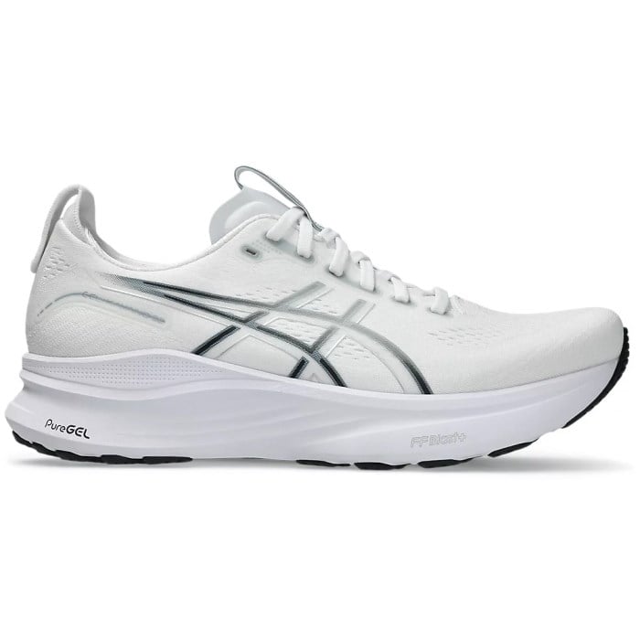 Asics Gel Kayano 32 - Mens Running Shoes - White/Pure Silver