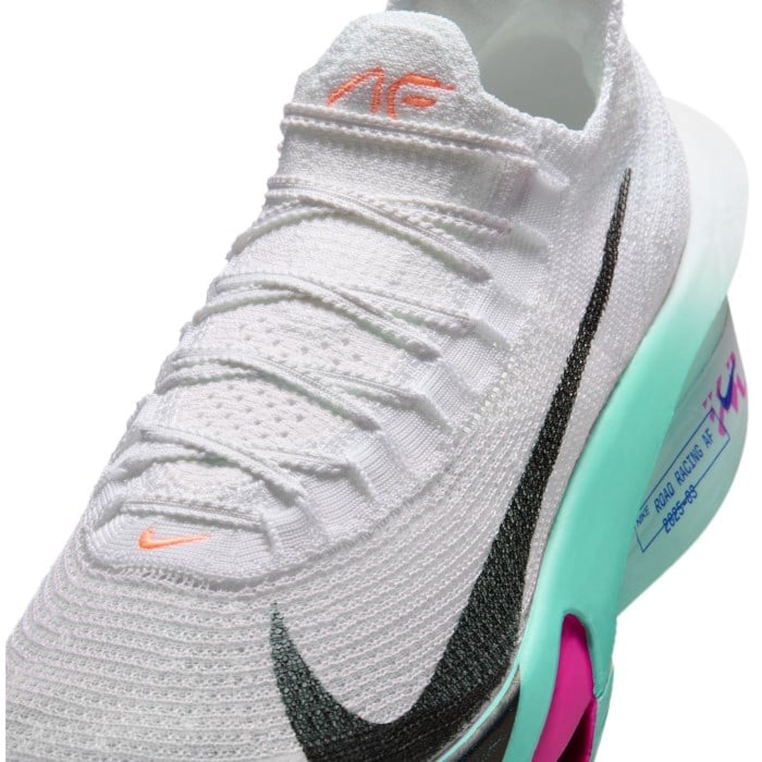 Nike Alphafly 3 - Mens Road Racing Shoes - White/Black/Hyper Turq/Concord