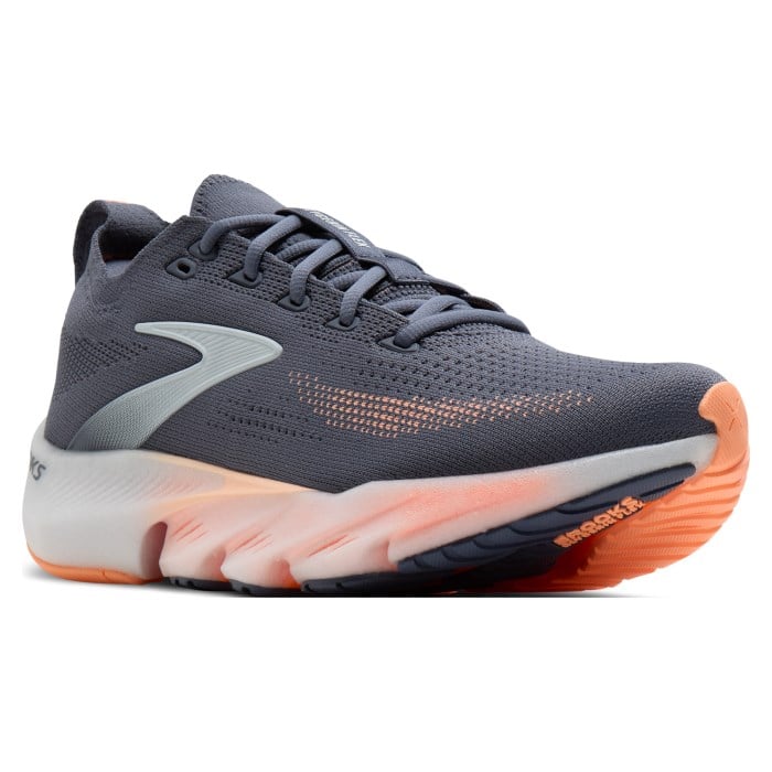 Brooks Glycerin Flex - Womens Running Shoes - Grey/Peach/Orange - image 2