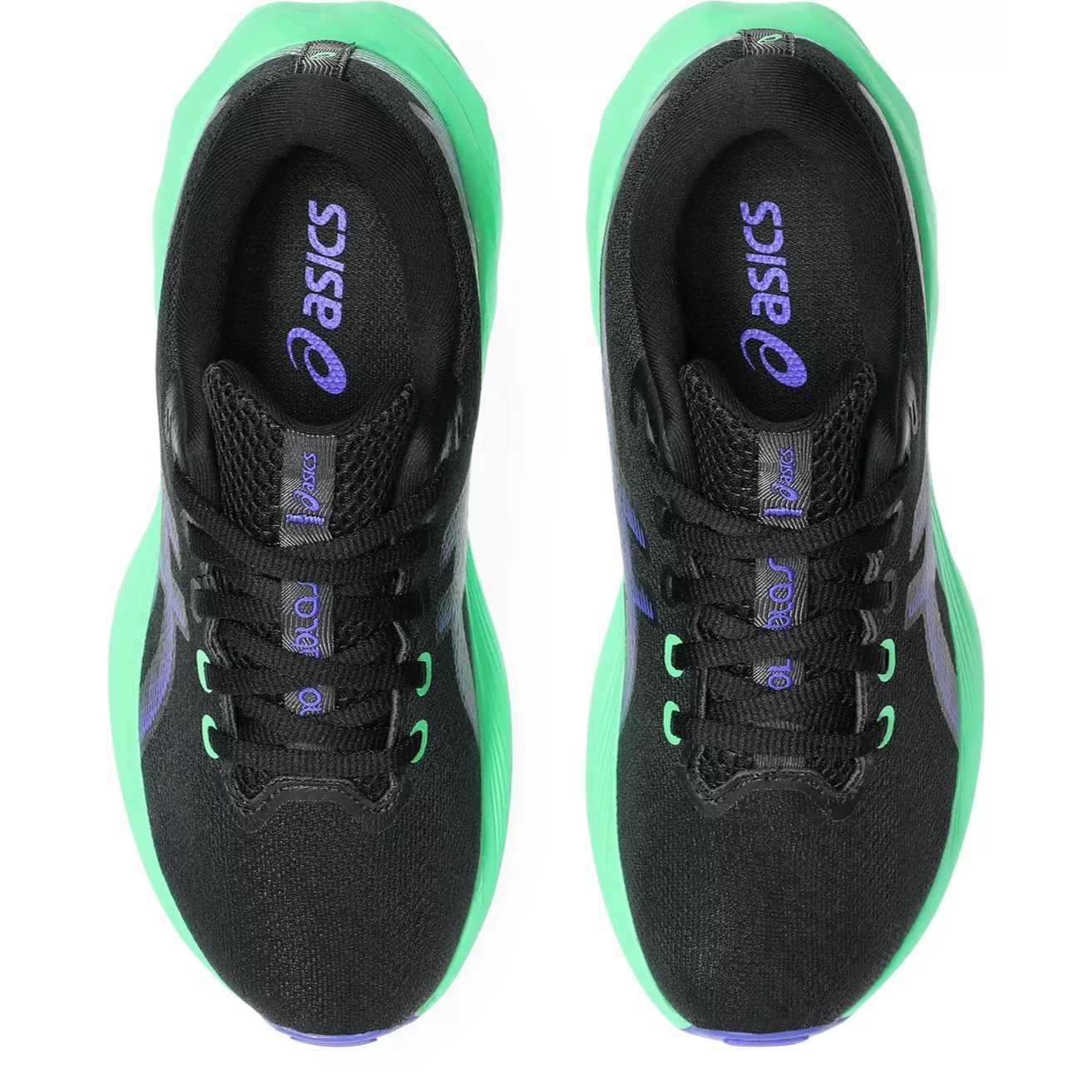 Asics NovaBlast 5 GS - Kids Running Shoes - Black/Cobalt Burst