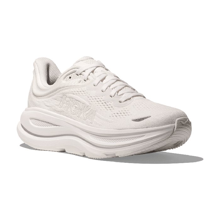 Hoka Bondi 9 - Womens Running Shoes - White/White