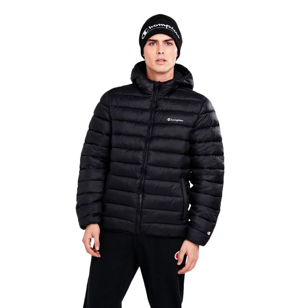Champion Mens Puffer Jacket - Black