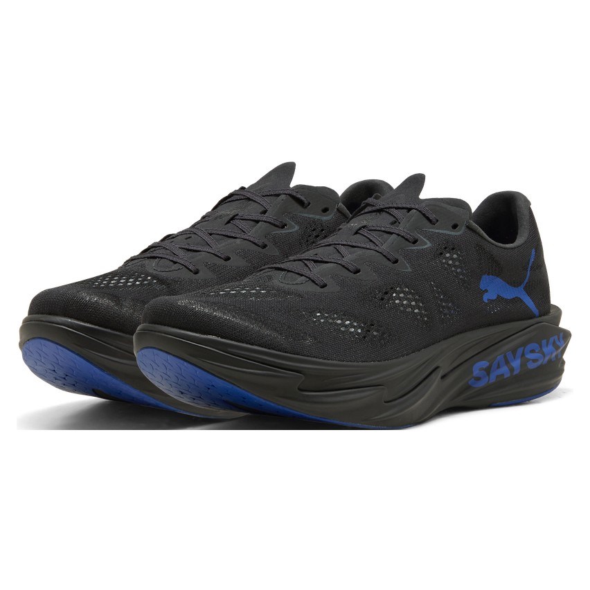 Puma Deviate Nitro Elite 4 SaySky - Mens Running Shoes - Dark Gray/Black/Blue - image 6