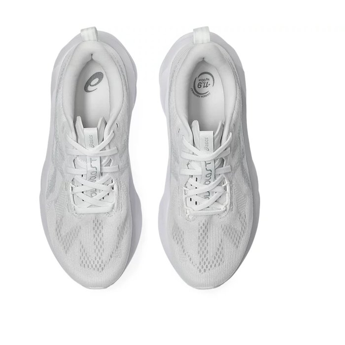 Asics NovaBlast 5 - Womens Running Shoes - White/Piedmont Grey