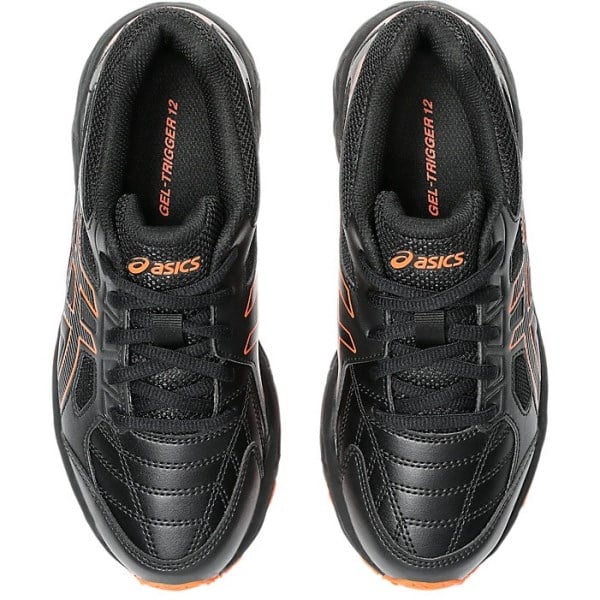 Asics Gel Trigger 12 TX GS - Kids Cross Training Shoes - Black/Nova Orange