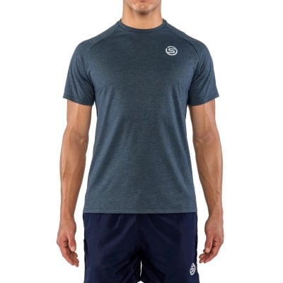 Skins Activewear Mens Raglan Sleeves T-Shirt - Midnight Navy