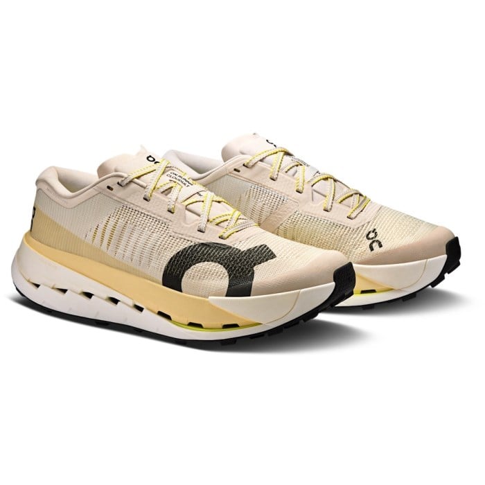 On Cloudultra Pro - Mens Trail Running Shoes - Pearl/Lychee