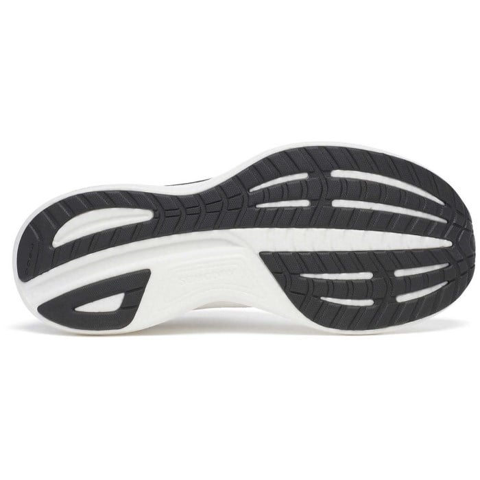 Saucony Ride 18 - Mens Running Shoes - White/Black