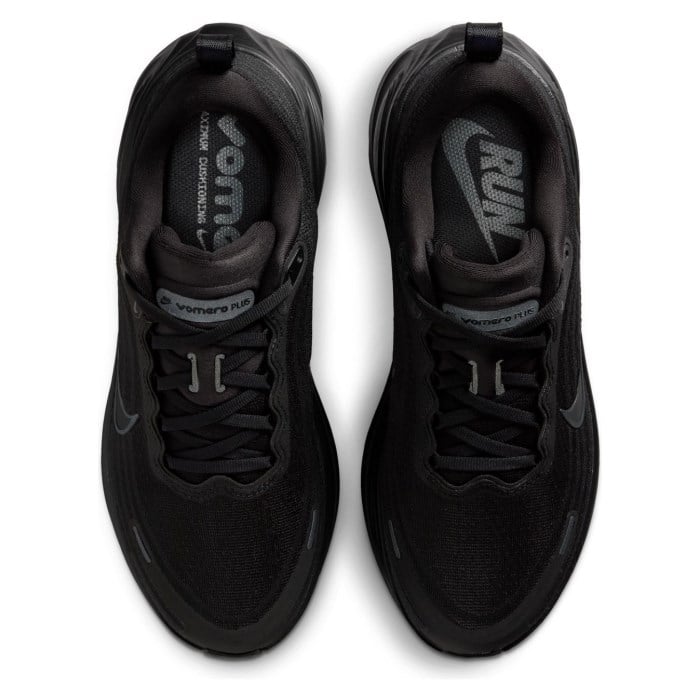 Nike Vomero Plus - Womens Running Shoes - Black/Dark Smoke Grey/Metallic Dark Grey