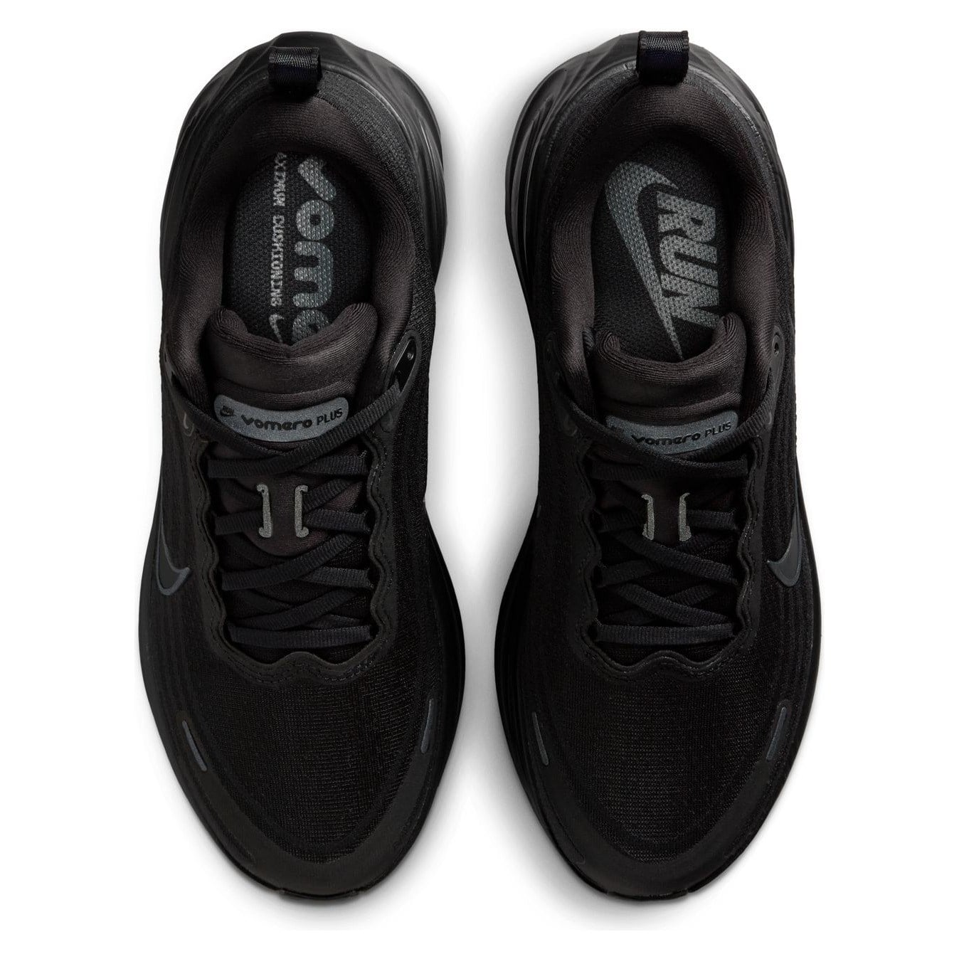 Nike Vomero Plus - Womens Running Shoes - Black/Dark Smoke Grey/Metallic Dark Grey