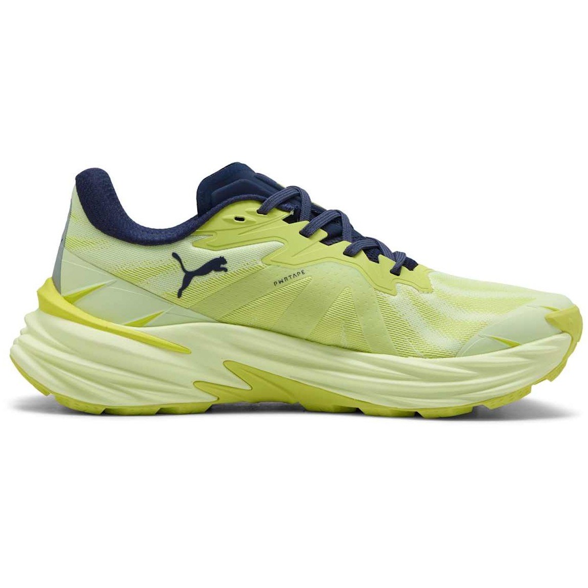 Puma Fast-Trac Nitro 4 - Mens Trail Running Shoes - Apple Spritz/Lux Lime/Deep Plum