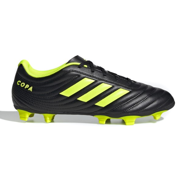 adidas Copa 19.4 FG - Mens Football Boots - Core Black/Silver/Yellow