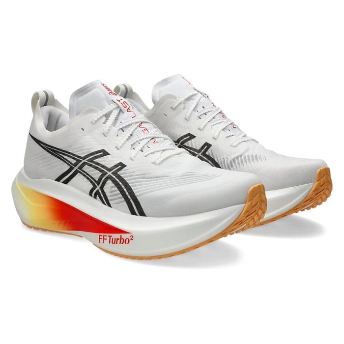 Asics Megablast - Unisex Running Shoes - White/Orange Glow - image 6
