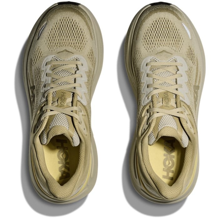 Hoka Bondi 9 - Mens Running Shoes - Grassland/Oyster Mushroom