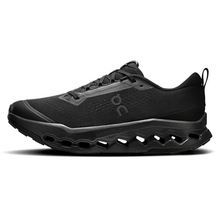 On Cloudsurfer Trail 2 - Mens Trail Running Shoes - Black/Eclipse