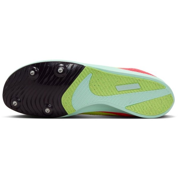 Nike Zoom Rival Distance - Unisex Track Running Spikes - Bright Crimson/Washed Coral/Barely Volt