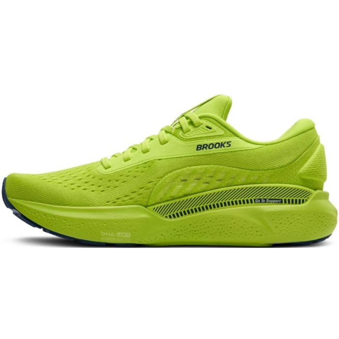 Brooks Adrenaline GTS 24 - Mens Running Shoes - Acid Lime/Lime/Navy