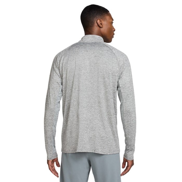 Nike Stride Mens Quarter Zip Running Top - Smoke Grey/Heather/Reflective Silver