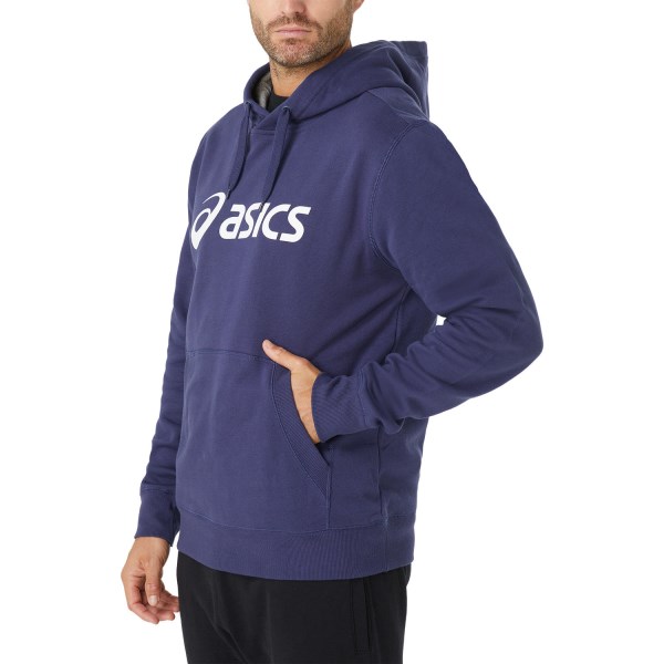Asics Mens Fleece Hoodie - Navy