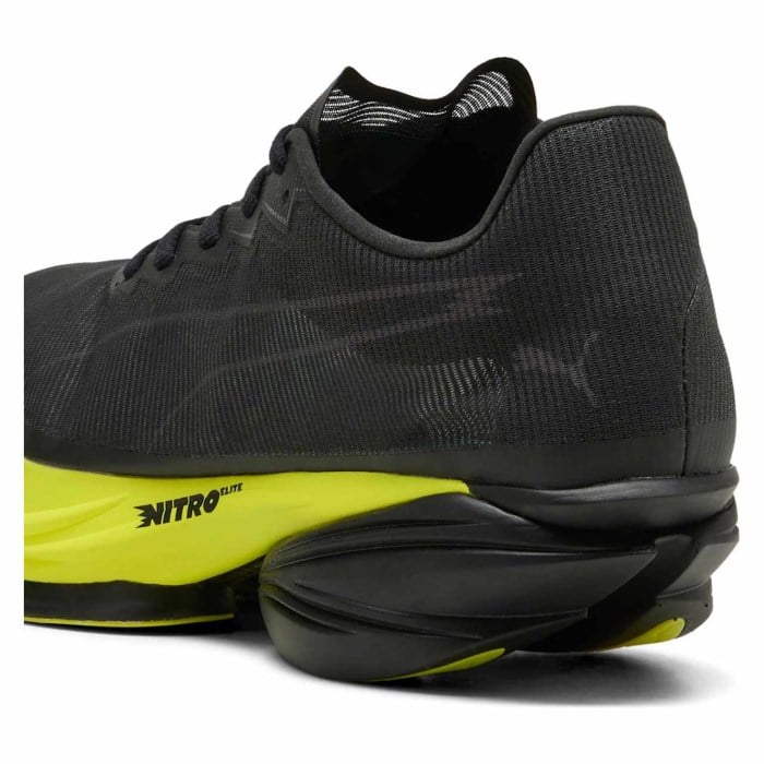 Puma Fast-R 3 Nitro Elite Aston Martin Aramco F1 - Mens Racing Shoes - Black/Lime/Green Lux