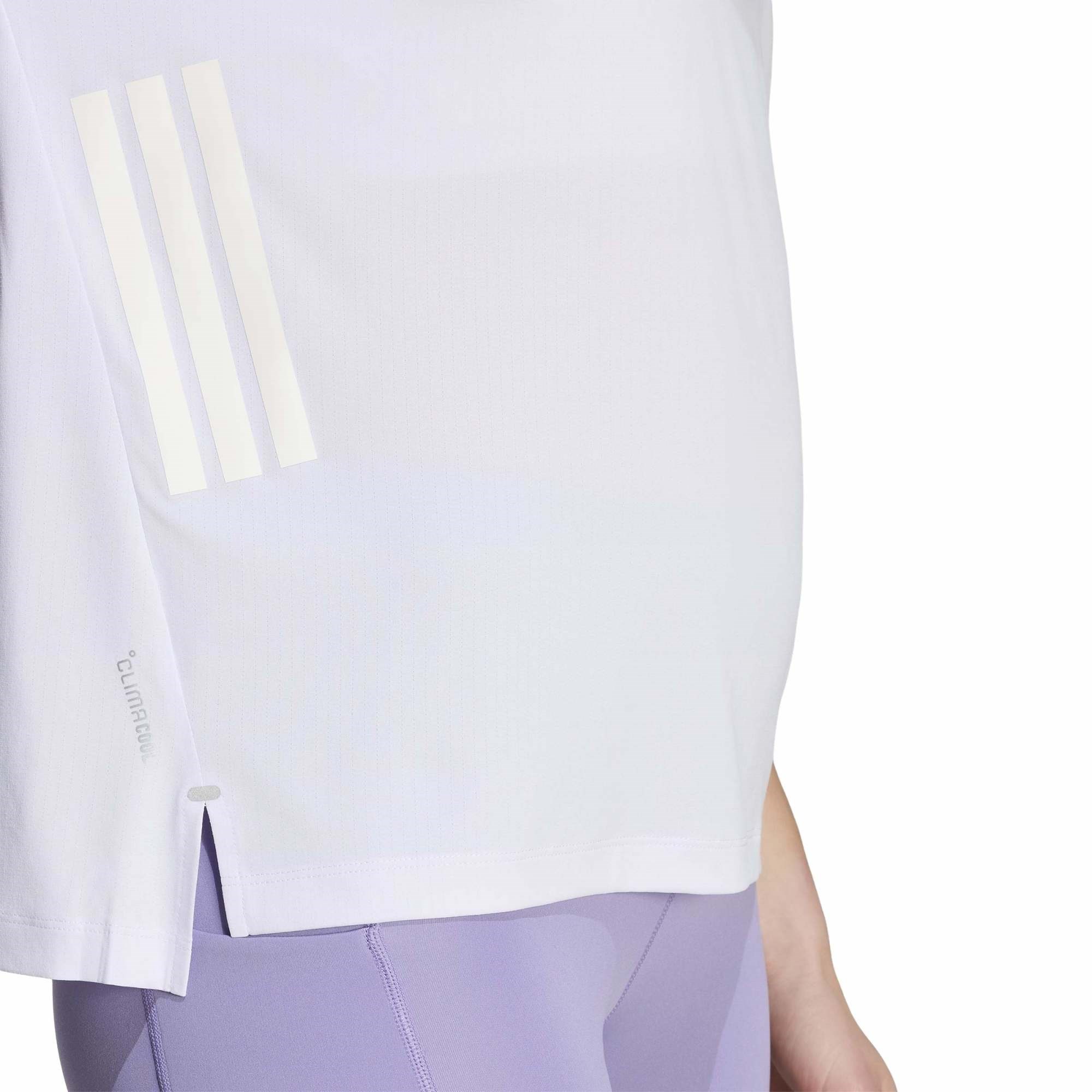 adidas ADI365 Climacool Womens Running Tank Top - Frost Purple/White - image 4