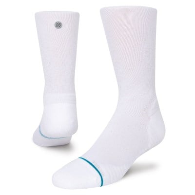 Stance Run Light Unisex Crew Socks - White