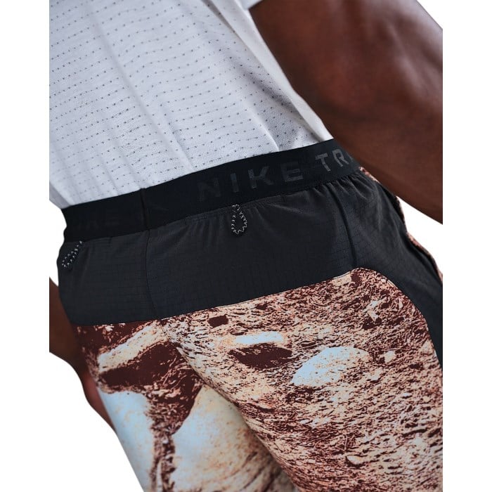 Nike Trail Dri-Fit Brief-Lined Mens Running Shorts - Sail/Black/Black