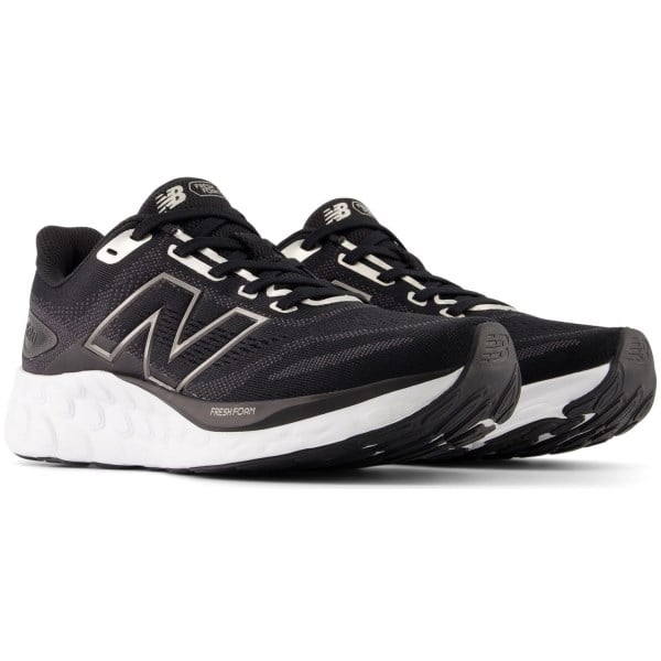 New Balance Fresh Foam 680v8 - Womens Running Shoes - Black/Light Gold Metallic/Black Metallic