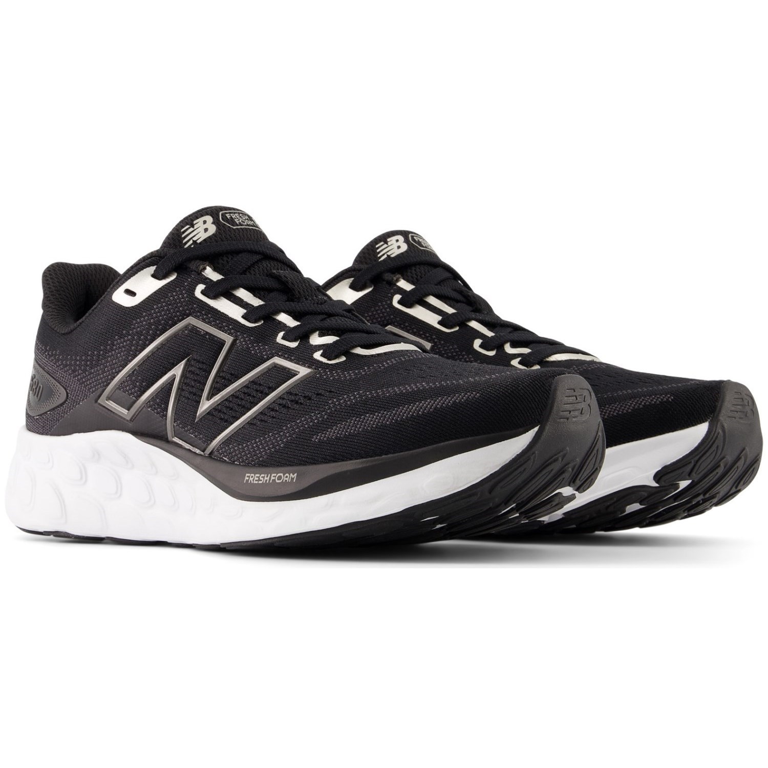 New Balance Fresh Foam 680v8 - Womens Running Shoes - Black/Light Gold Metallic/Black Metallic