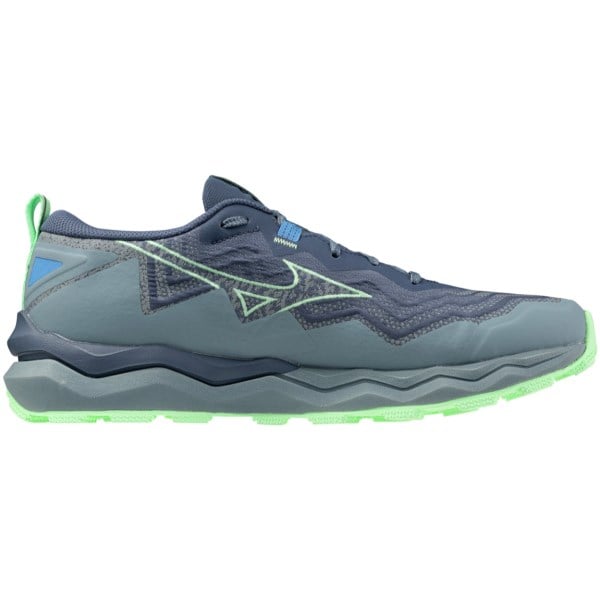 Mizuno Wave Daichi 9 - Mens Trail Running Shoes - Vintage Indigo/Neo Mint/Citadel