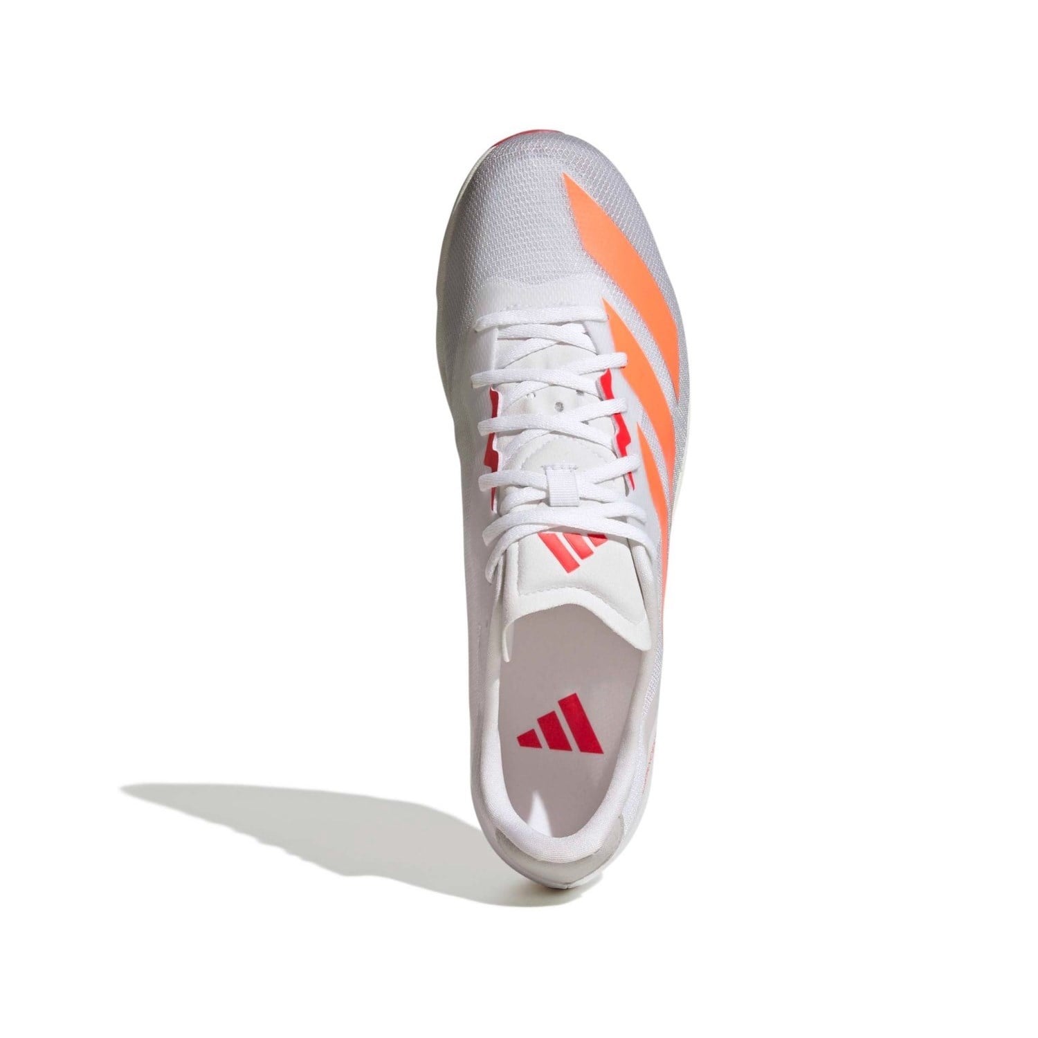 adidas Adizero DistanceStar - Unisex Track and Field Spikes - Cloud White/Lucid Orange/Lucid Red