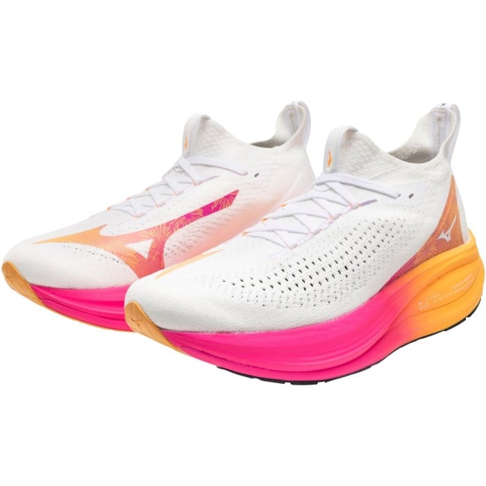 Mizuno Neo Vista 2 Hanabi - Unisex Running Shoes - White/White/Pink Tetra