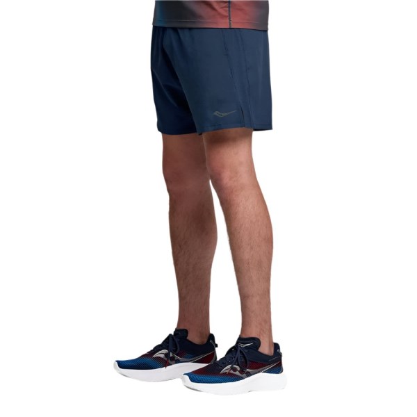 Saucony Outpace 5 Inch - Mens Running Shorts - Navy