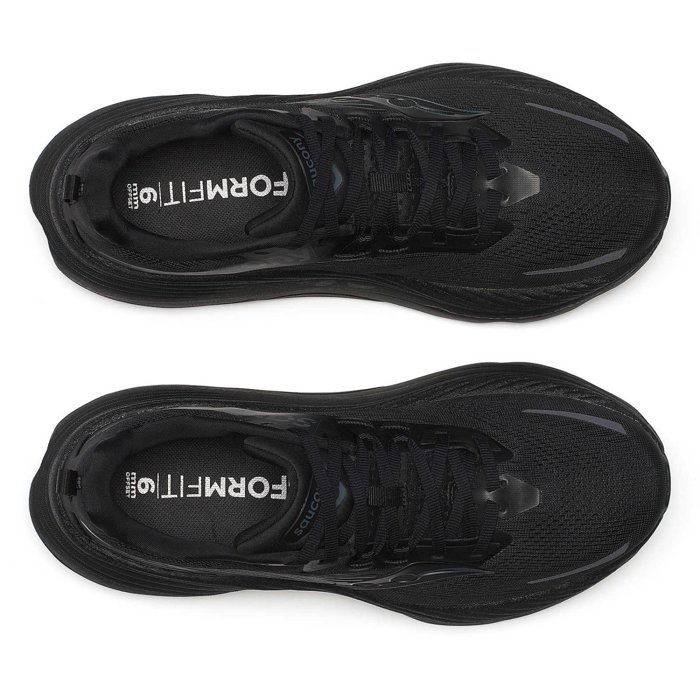 Saucony Hurricane 24 - Mens Running Shoes - Triple Black