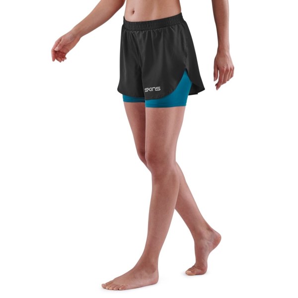 Skins Series-3 X-Fit Womens Running Shorts - Black