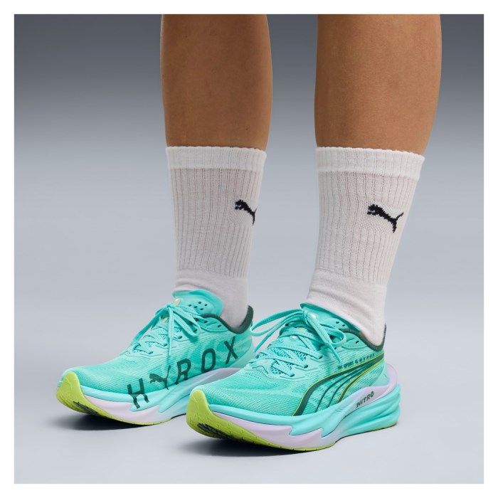 Puma Deviate Nitro 4 Hyrox - Womens Running Shoes - Intense Mint/Light Lavender - image 7