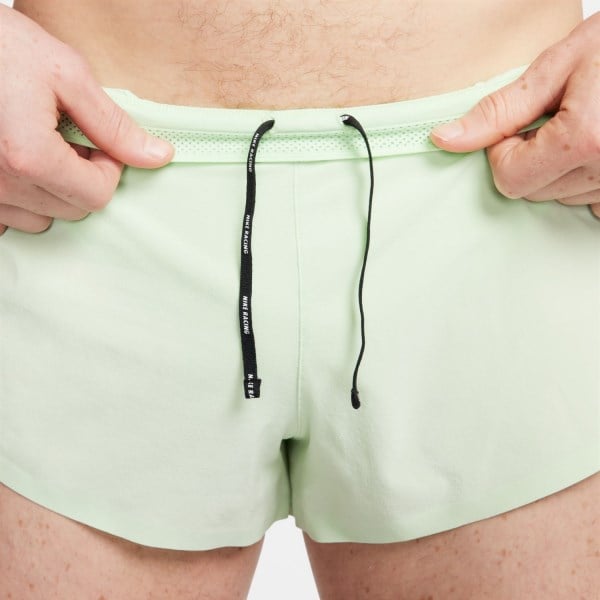 Nike Aeroswift 2 Inch Brief-Lined Mens Running Shorts - Vapor Green/Black