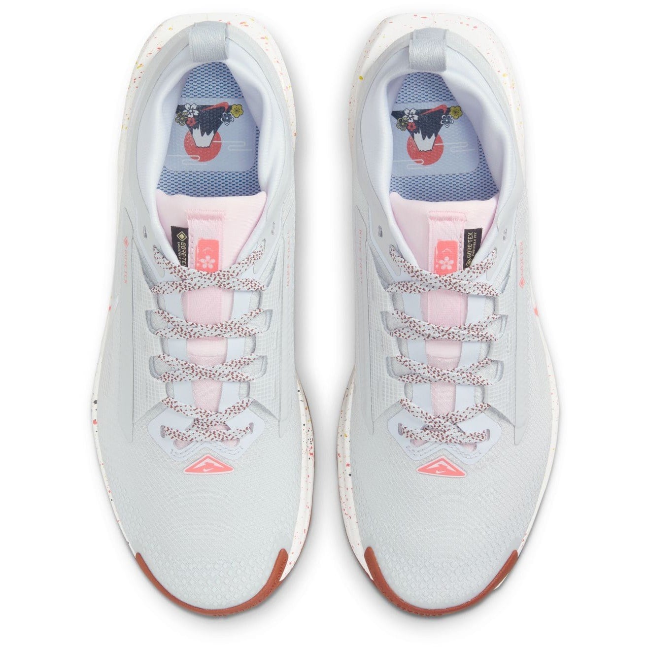 Nike Pegasus Trail 5 GTX - Womens Trail Running Shoes - Pure Platinum/White/Football Grey